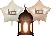 Ramadan Mubarak ballonset (3-delig)