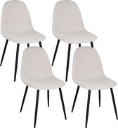 Set van 4 Kick eetkamerstoel Noor - Beige