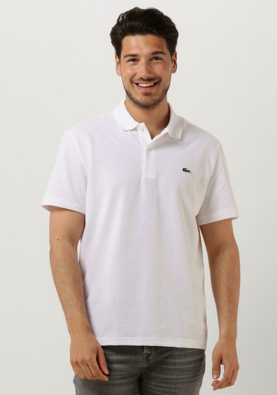 Lacoste Sport Polo Regular Fit stretch - wit - Maat: 3XL