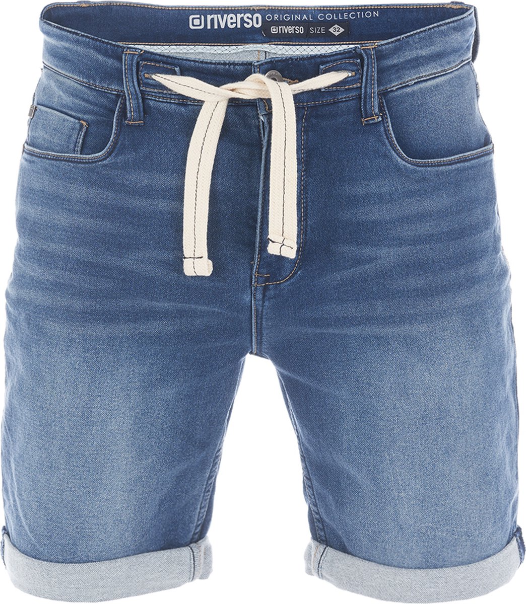riverso Heren Short RIVPaul regular fit Blauw Volwassenen