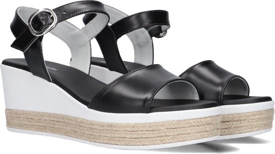 Nero Giardini 410650 Sandalen - Met Sleehak - Dames - Zwart - Maat 38