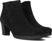 Gabor 861 Enkellaarsjes - Enkelboots met rits - Dames - Zwart - Maat 37