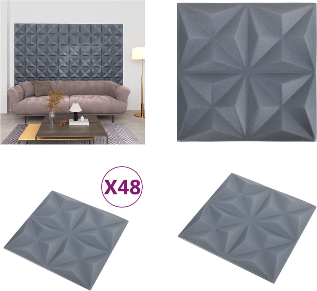 3D Wandpanelen Gaps 12 stuks GA-WA01
