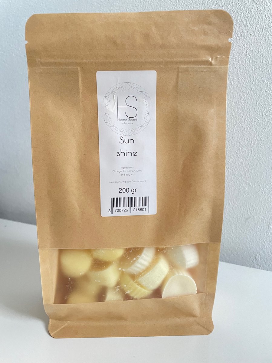 HomeScent | Sun Shine wax melts | soja wax | 200 gr