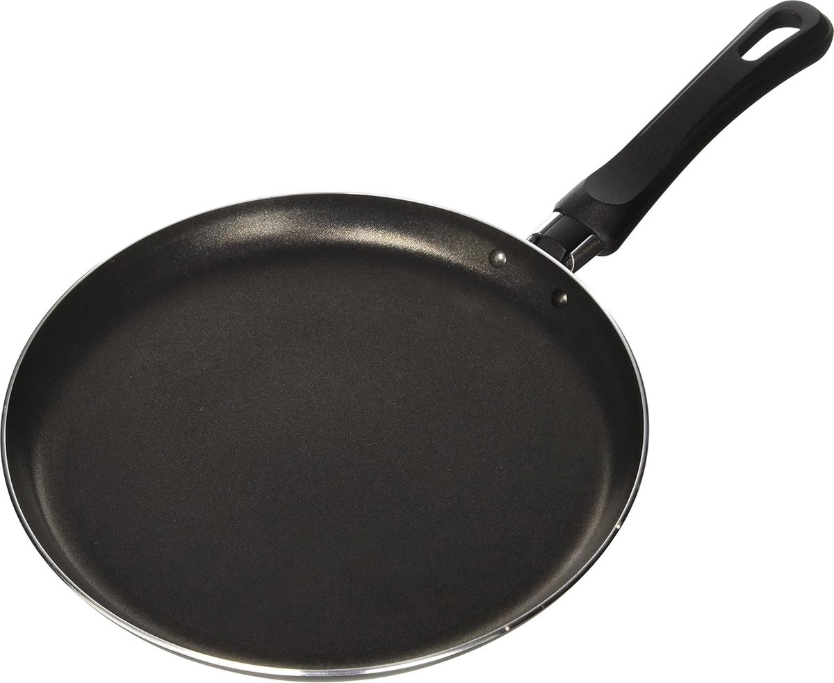 Crêpepan van aluminium met antiaanbaklaag 25cm