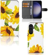 Hoesje geschikt voor Geschikt voor Samsung Galaxy S24 Zonnebloemen