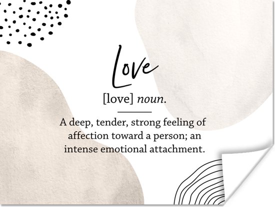 Poster Love - Groupe - Citation - 80x60 cm