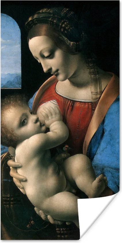 Poster The virgin Mary - Leonardo da Vinci - 60x120 cm