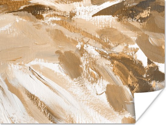 Peinture pour Poster - Marron - Grijs - 40x30 cm