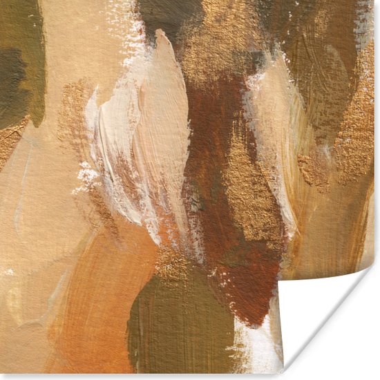 Peinture - Or - Automne - 30x30 cm