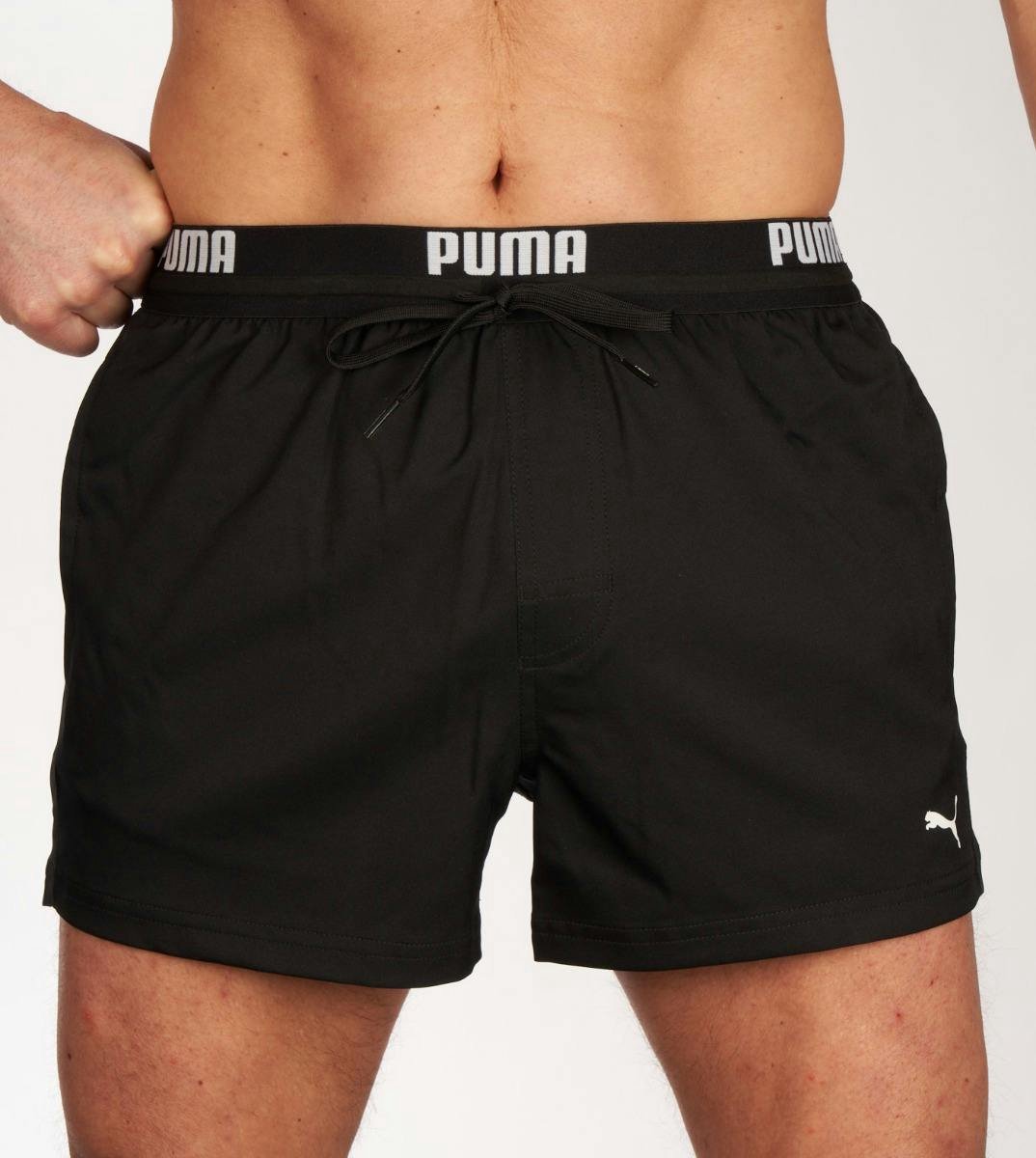 PUMA Swim Logo Short Heren Zwembroek - zwart — afbeelding 17