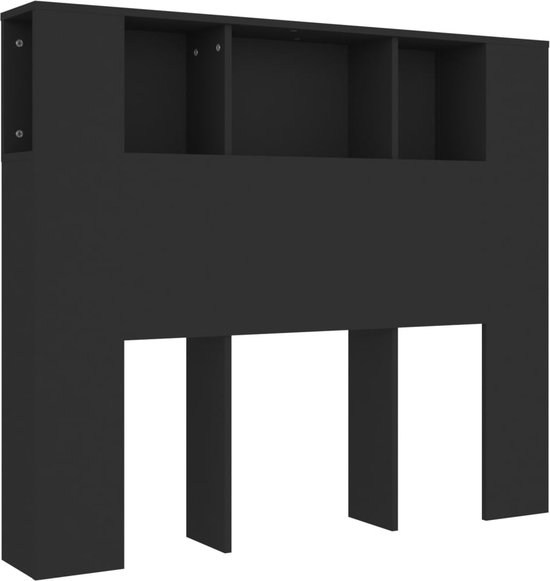 vidaXL-Hoofdbordkast-120x18,5x102,5-cm-zwart