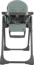 Topmark Robin - Chaise haute - Chaise de salle à manger pliante pour enfant - avec plateau à manger - Structure Grijs - Vert (6 mois. - 15kg)
