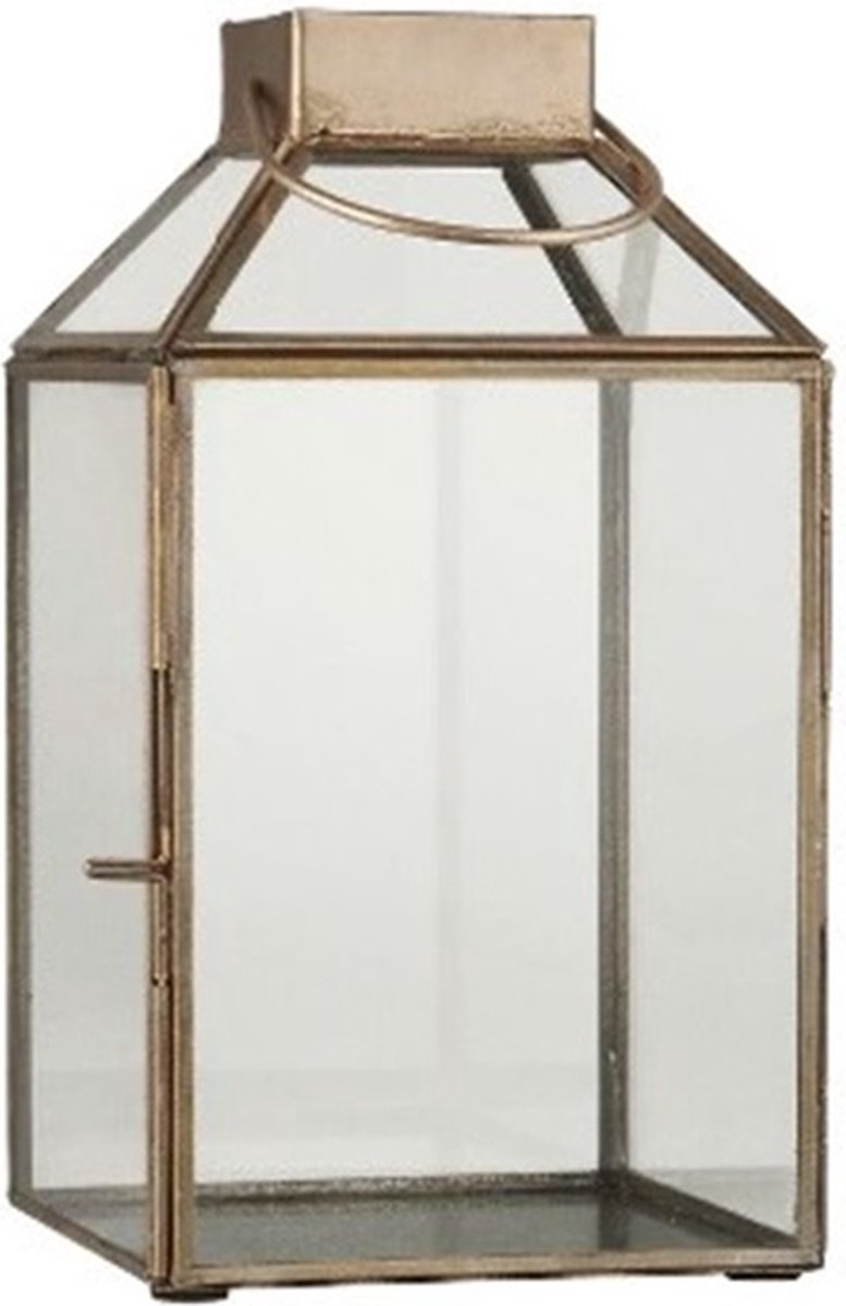 IB Laursen Lantaarn Messing & Glas 25.5 x 13.5 x 13.5 cm