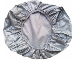 Fietskrat Afdekhoes 43x39cm - Mand Krathoes Waterdicht Grijs - Fietsmand Hoes