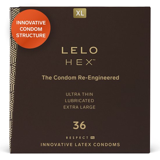 LELO HEX Respect Condooms - 36 stuks