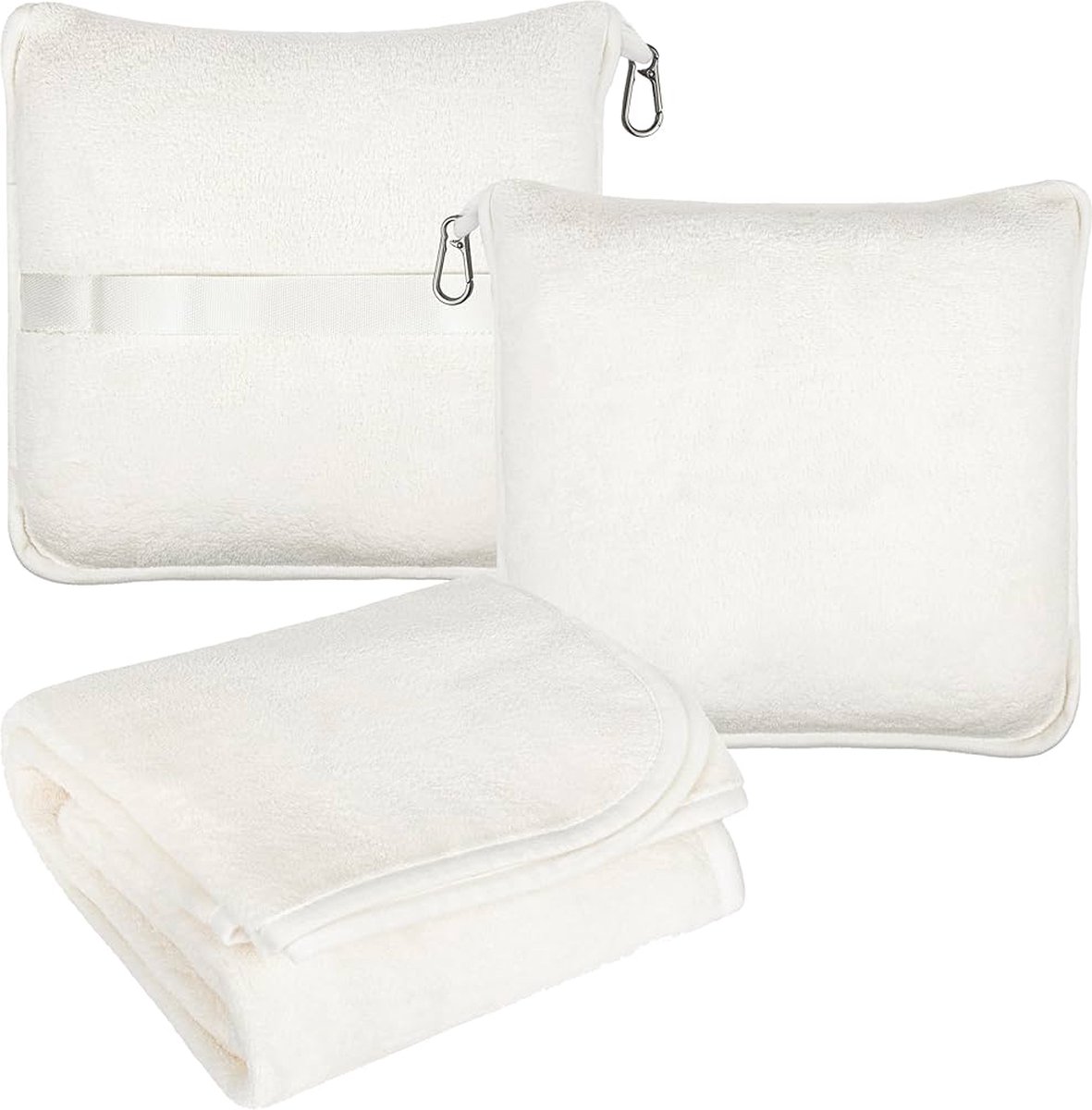Couverture De Voyage BEDELITE Compacte Pour Avion Avec Sac Ensemble Oreiller Et Couverture De Voyage En Jacquard Portable Et Pliable Couverture~p115955602
