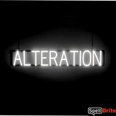 ALTERATION - Lichtreclame Neon LED bord verlicht | SpellBrite | 91 x 16 cm | 6 Dimstanden - 8 Lichtanimaties | Reclamebord neon verlichting