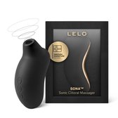 LELO SONA Black Sonische Clitorisstimulator, Volledig Waterdichte en Oplaadbare Klitstimulator