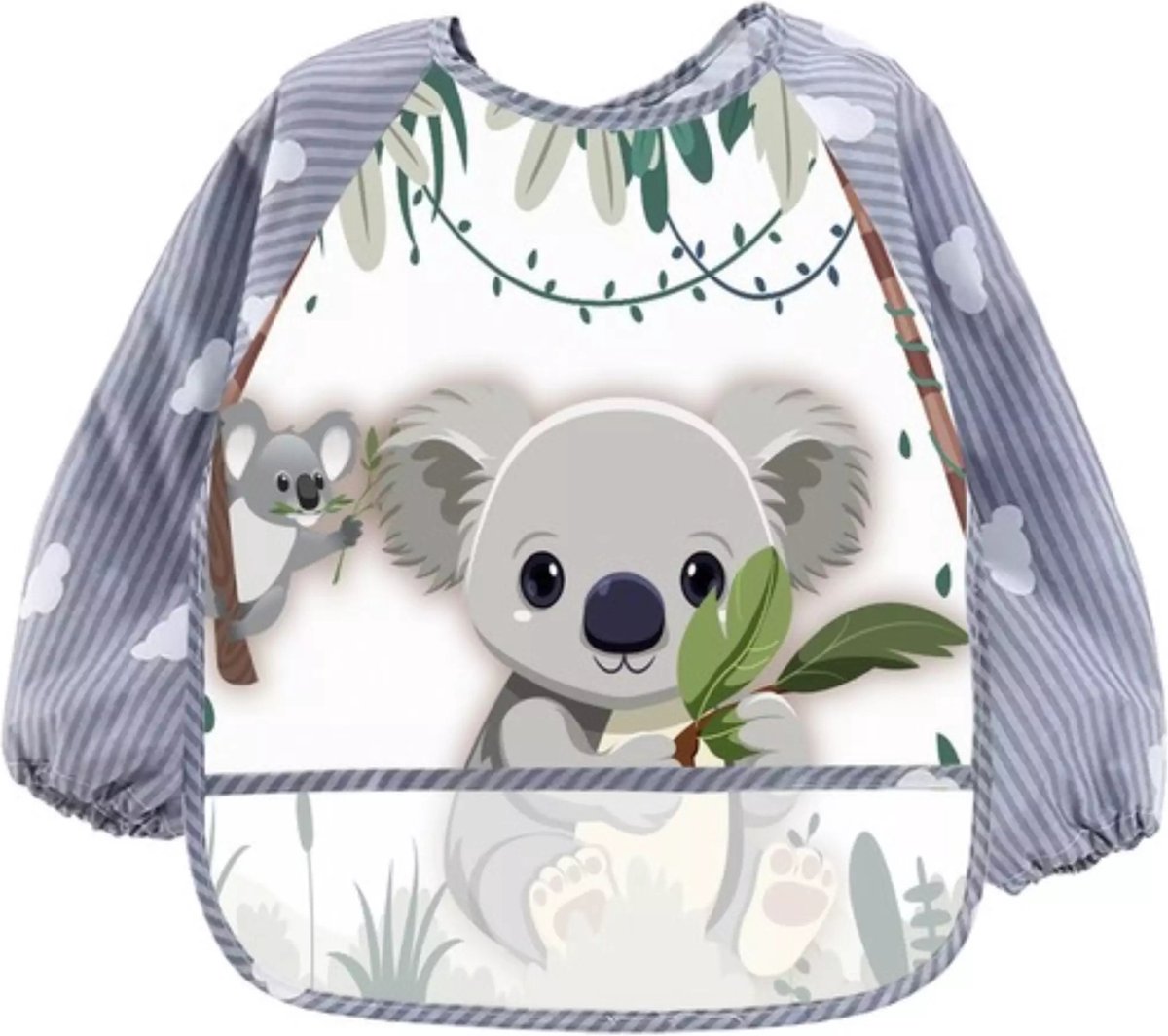 Kruzzel Bib/Schort met Mouwen - Multifunctioneel en Waterdicht voor Kinderen