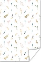 Affiche Plantes - Vintage - Pastel - 20x30 cm