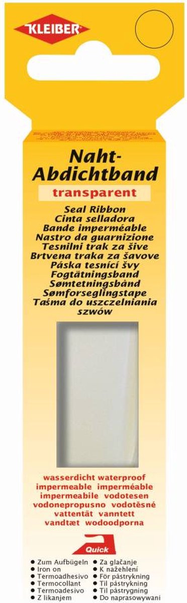 Tentnaad- afdichtband - Transparant