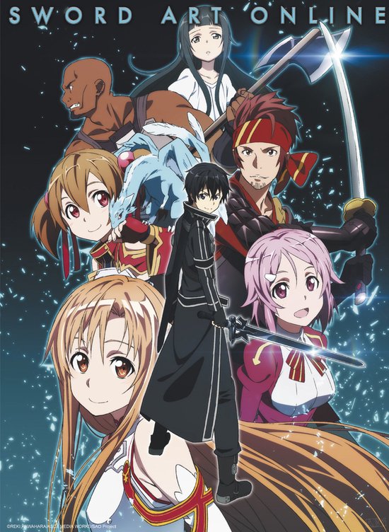 Poster Sword Art Online Party Members 38x52cm