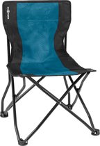 Opvouwbare campingstoel met veiligheidsframe antislip grijs/groen draagvermogen 102 kg standaard