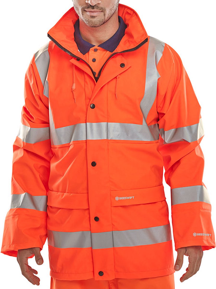Beeswift BSEEN Jas - Oranje - Maat XXL