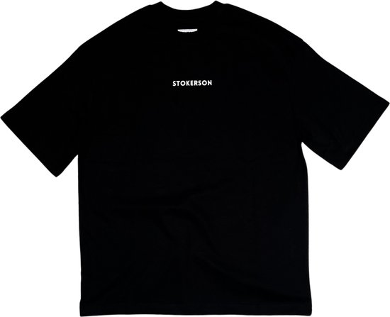 Stokerson - T-shirt (Sport) - Surdimensionné - Zwart intemporel - 100% Katoen - Gymwear