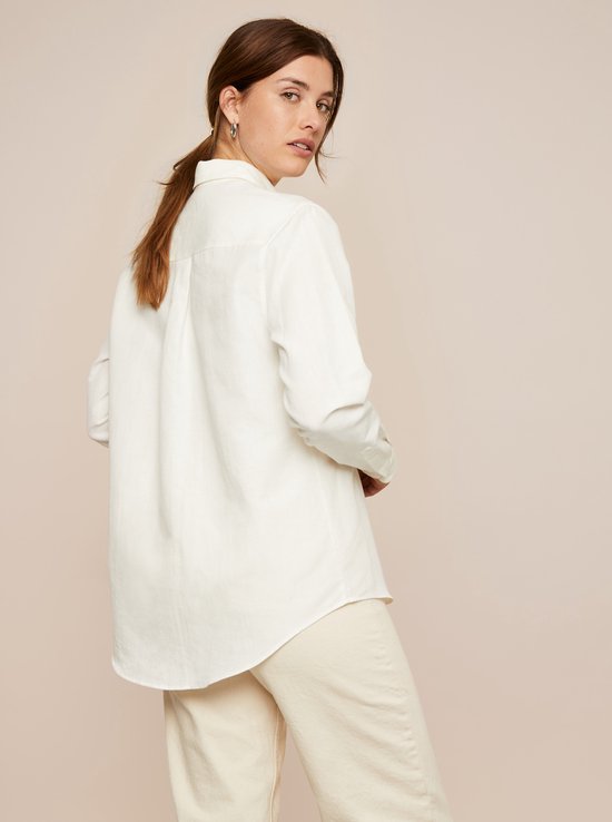 Willow - Linen blouse Off-white / XL