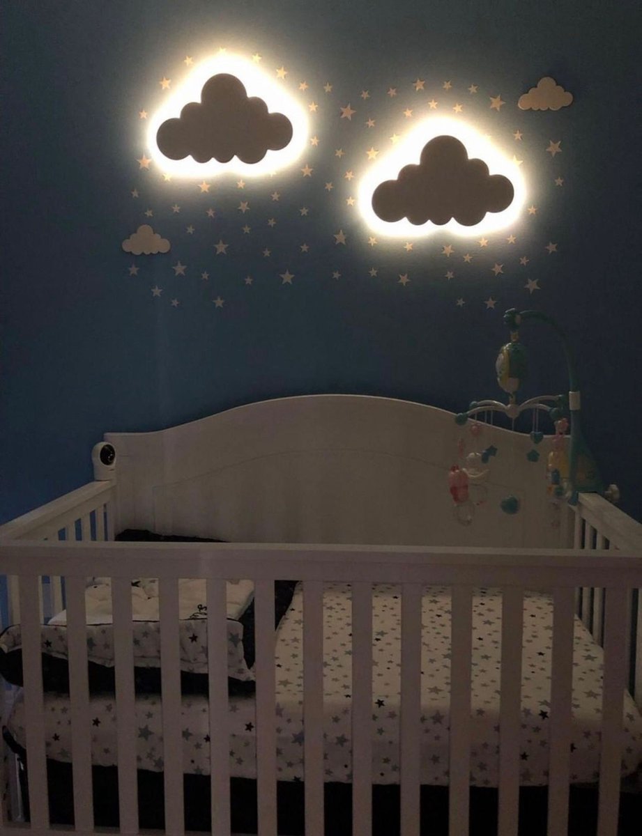 Wandlamp Teddy Wolkje | GLOOOWKIDS Wandlamp Teddy Wolkje | GLOOOWKIDS