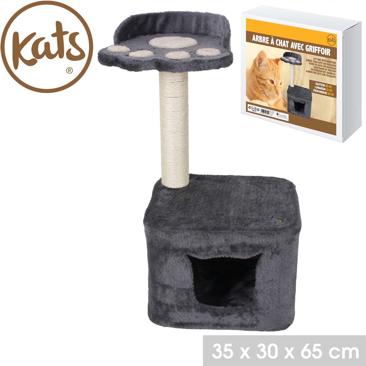 Kats - Katten Krabpaal Casa Gamba - 30 x 35 x H65 cm