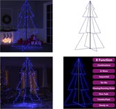 vidaXL Sapin de Noël en cône 240 LED Intérieur et extérieur 118x180 cm - Sapin en cône de Noël - Arbres en cône de Noël - Éclairage de Noël - Lumières de Noël