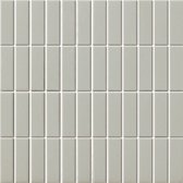 0, 9m -Mozaiek London Rectangle Grijs 7,3x2,3