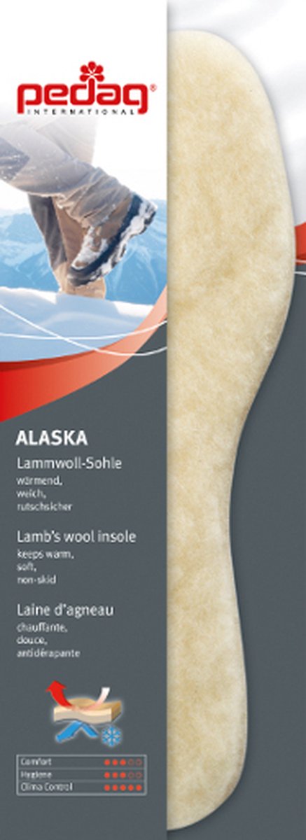 Pedag - Warme inlegzool lamswol - 38