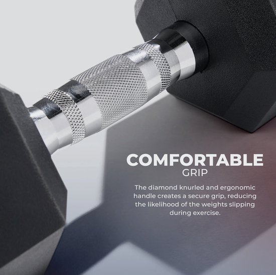 Hexa Dumbbells - Focus Fitness - 2 x 16 kg kopen