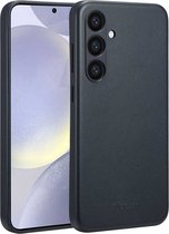 Accezz Hoesje Geschikt voor Samsung Galaxy S24 Plus Hoesje - Accezz Geschikt voor MagSafe Leather Backcover - zwart