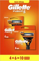 Gillette Fusion5 Recharges De Lames De Rasoir Pour Homme - 10 Unités