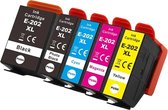 Boxstuff compatibele inktcartridge geschikt voor Epson 202 / 202XL inktcatridges - Multipack 5 kleuren