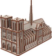 Mr. Playwood Notre Dame Cathedral - 3D houten puzzel - Bouwpakket hout - DIY - Knutselen - Miniatuur - 148 onderdelen