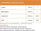 L-Lysine - Charlotte Labee Supplementen - 60 capsules