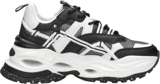 Baskets pour femmes basses Buffalo Triplet Hollow noir Taille