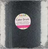 FunCakes Cake Drum Vierkant - Zwart - 30,5 cm / 12 mm - Taartonderlegger - Taartkarton