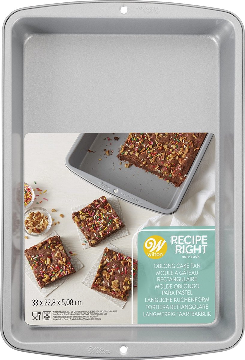 Wilton Recipe Right® Bakvorm - Cakevorm - Taartvorm - Muffinvorm - 33x22,9 cm