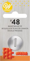 Wilton Spuitmondje - Garneerspuit voor Taartdecoratie - #048 Basketweave
