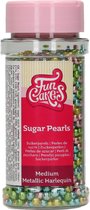 FunCakes Sprinkles Taartdecoratie - Suikerparels - Medium - Metallic Harlequin - 80g