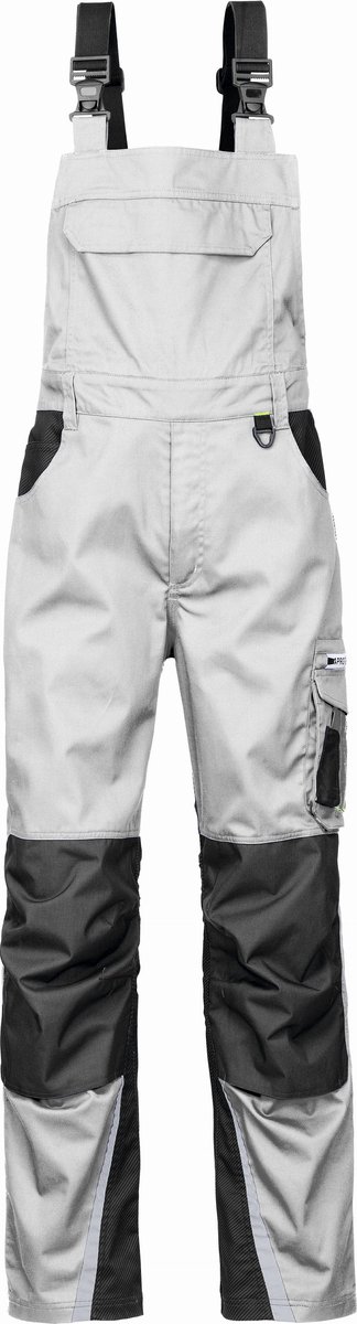 4PROTECT Latzhose Iowa Weiß/Grau-52
