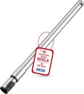 DEGG - Tube télescopique / Tube d'aspirateur - Convient pour Miele - 35mm - Avec système de clic - Tige d'aspirateur - Pièces d'aspirateur - Qualité Premium