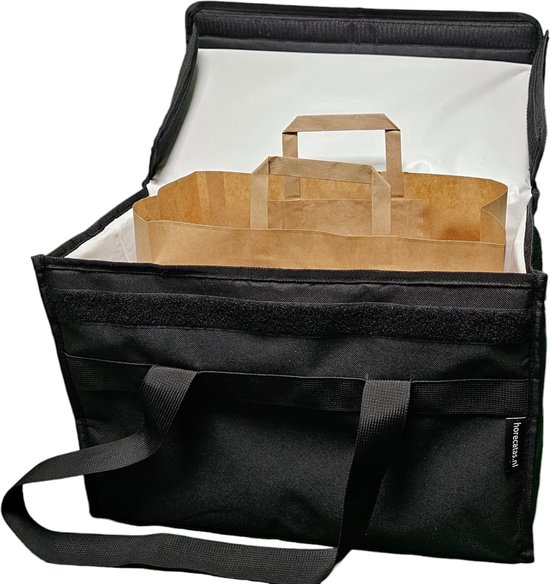 Horecatas.nl - Bezorgtas - Warmhoudtas - Koeltas - Horecatas - Delivery bag - Thermotas - 40x22x29(h) van HORECATAS.NL — afbeelding 3